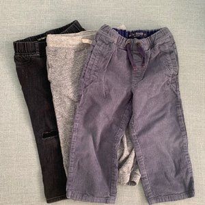 Mini Boden and Gap 3T Toddler Boy Pants Lot